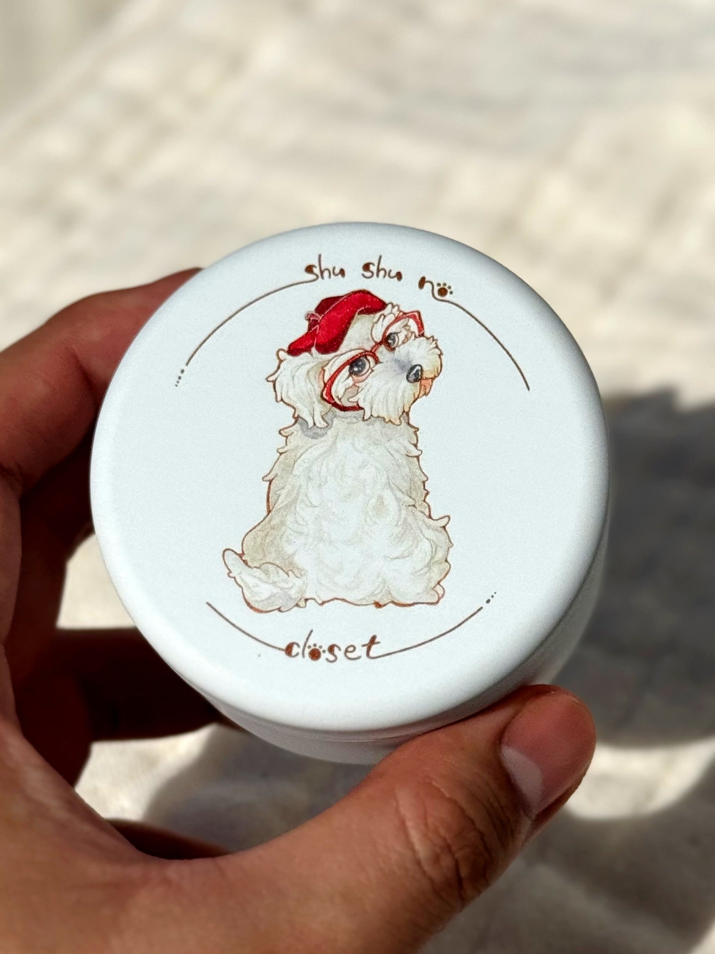 shushu no closet ロゴ おやつ缶