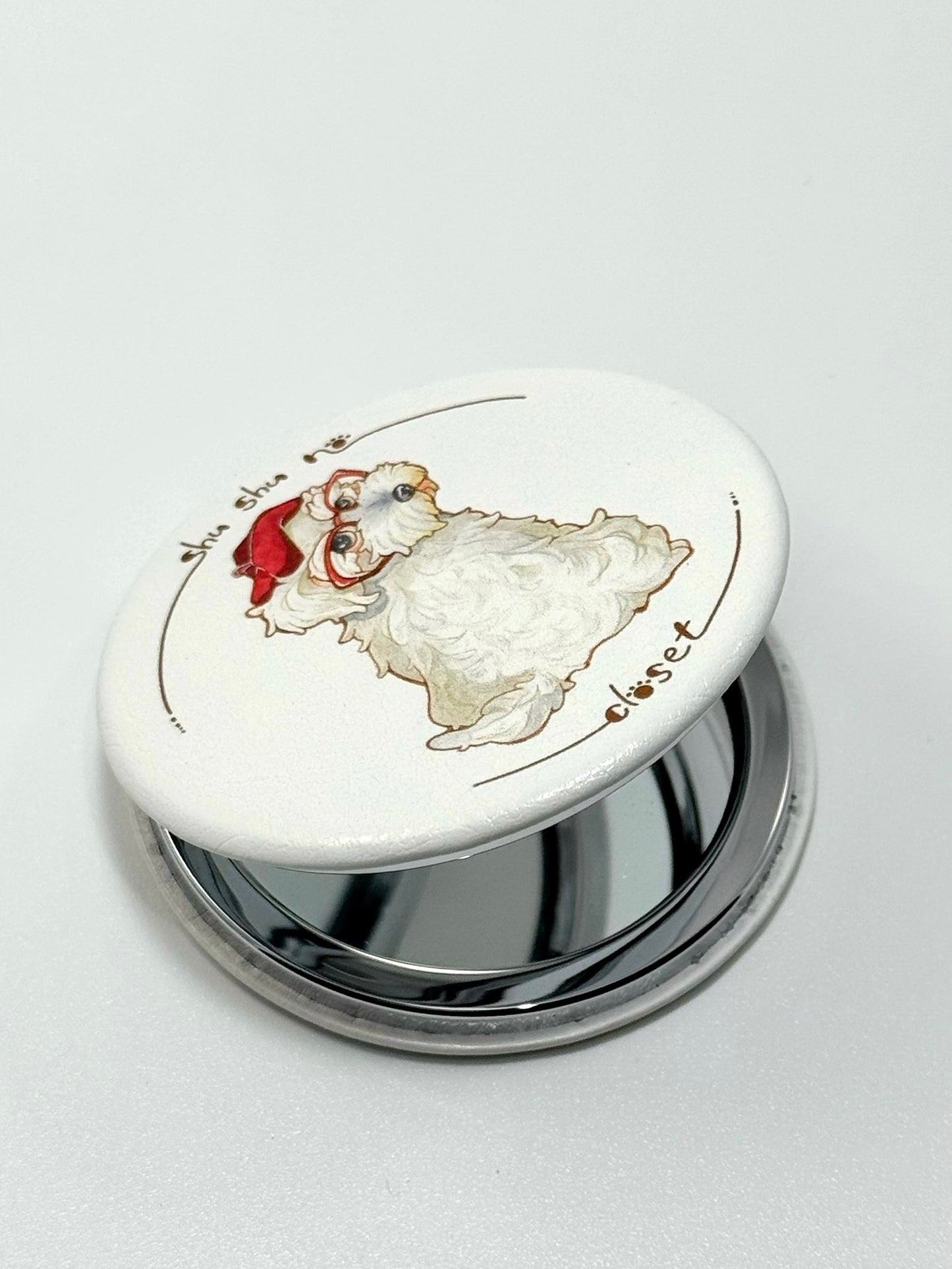 shushu no closet ロゴ コンパクトミラー