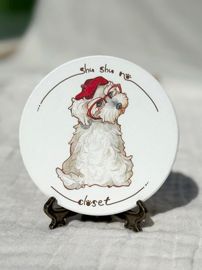 shushu no closet ロゴ コースター