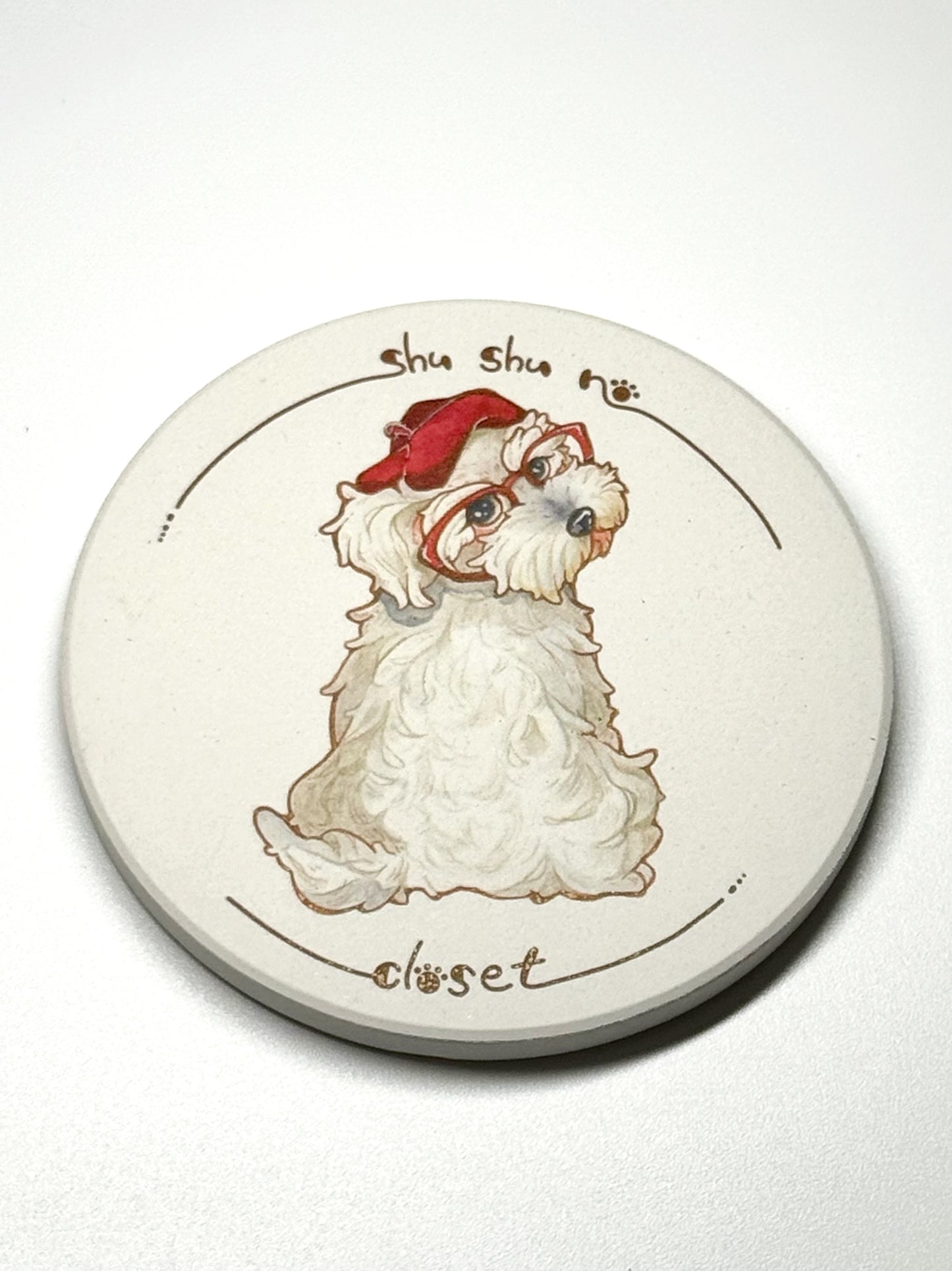 shushu no closet ロゴ コースター