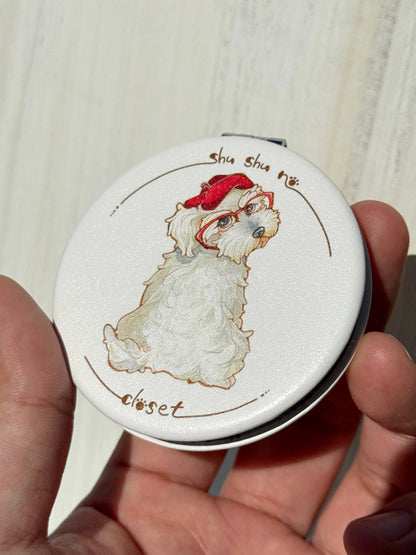 shushu no closet ロゴ コンパクトミラー