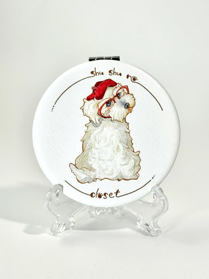 shushu no closet ロゴ コンパクトミラー