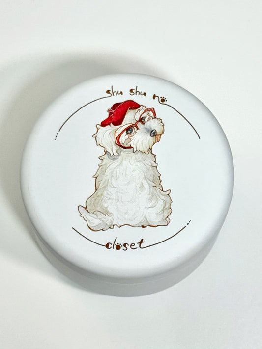 shushu no closet ロゴ おやつ缶