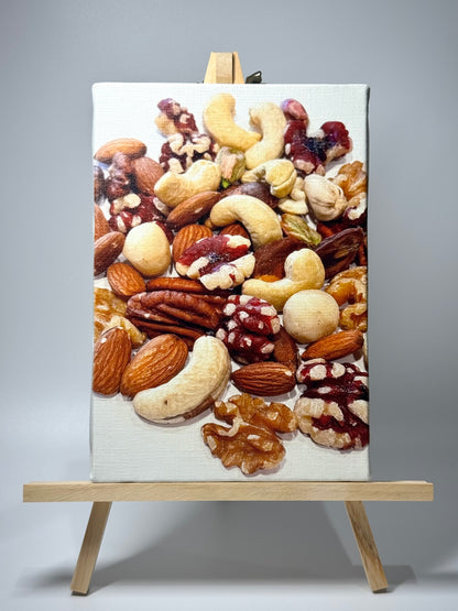 ナッツキャンバスアート -ミックスナッツ①- 〈SM〉