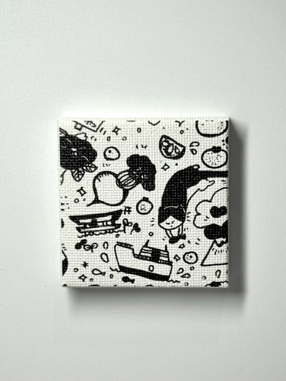 マグネット付きミニキャンバス -SAKURAJIMA WORLD-