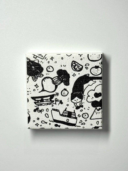 マグネット付きミニキャンバス -SAKURAJIMA WORLD-