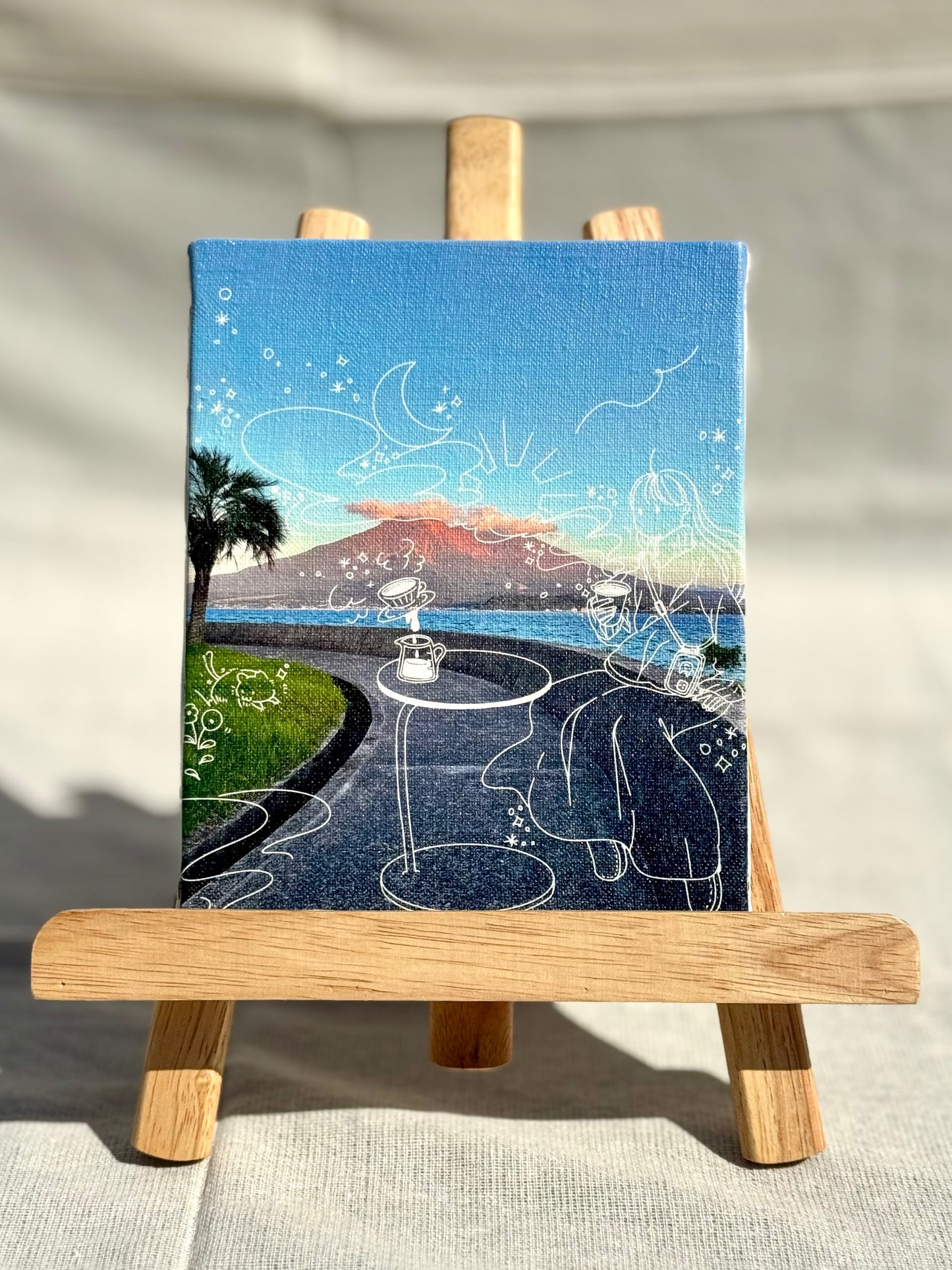 キャンバスアート -Sakurajima Chill- 〈F0〉